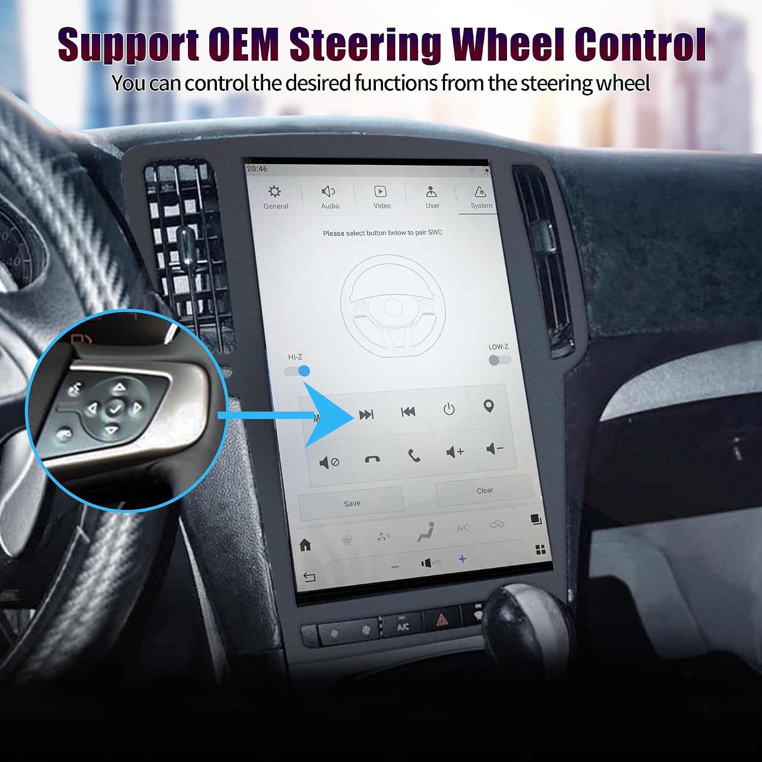 Carify 14.4" Tesla Style Android 13 Car Screen For Infiniti G37 2007-2013 | Wireless Apple CarPlay &amp; Android Auto