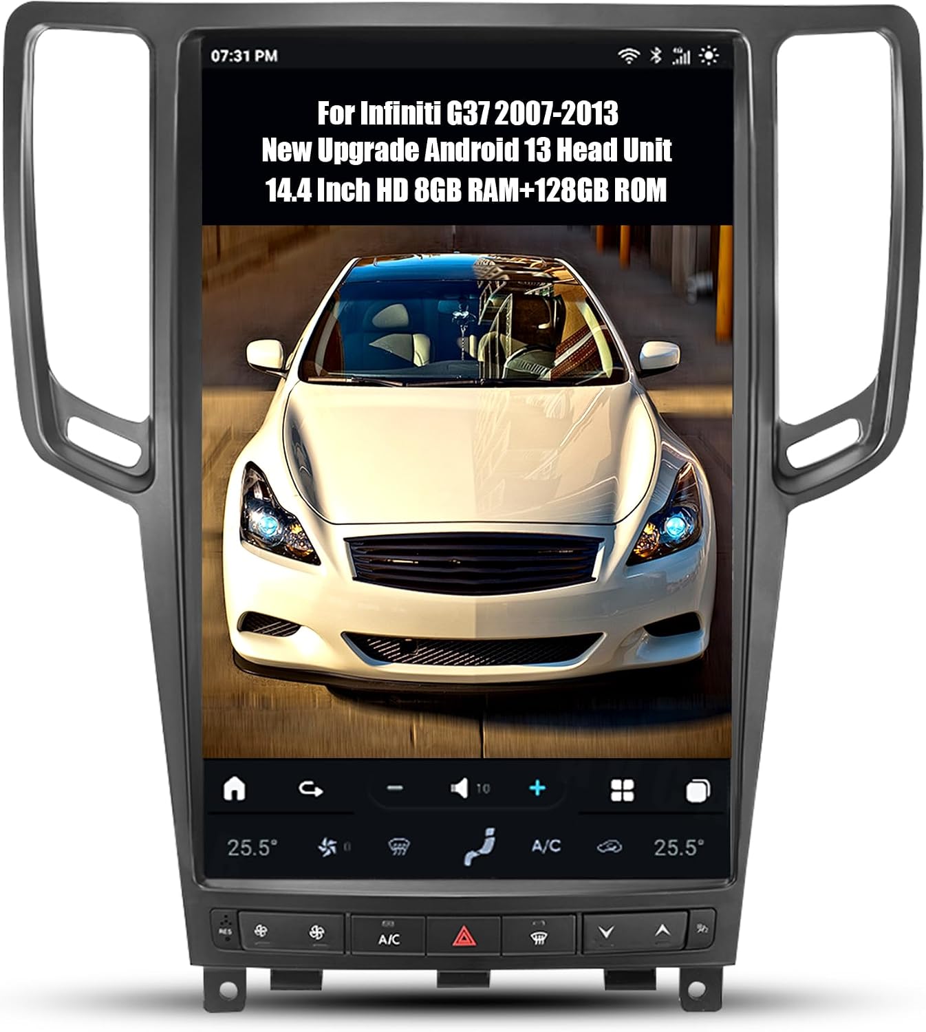 Carify 14.4" Tesla Style Android 13 Car Screen For Infiniti G37 2007-2013 | Wireless Apple CarPlay &amp; Android Auto