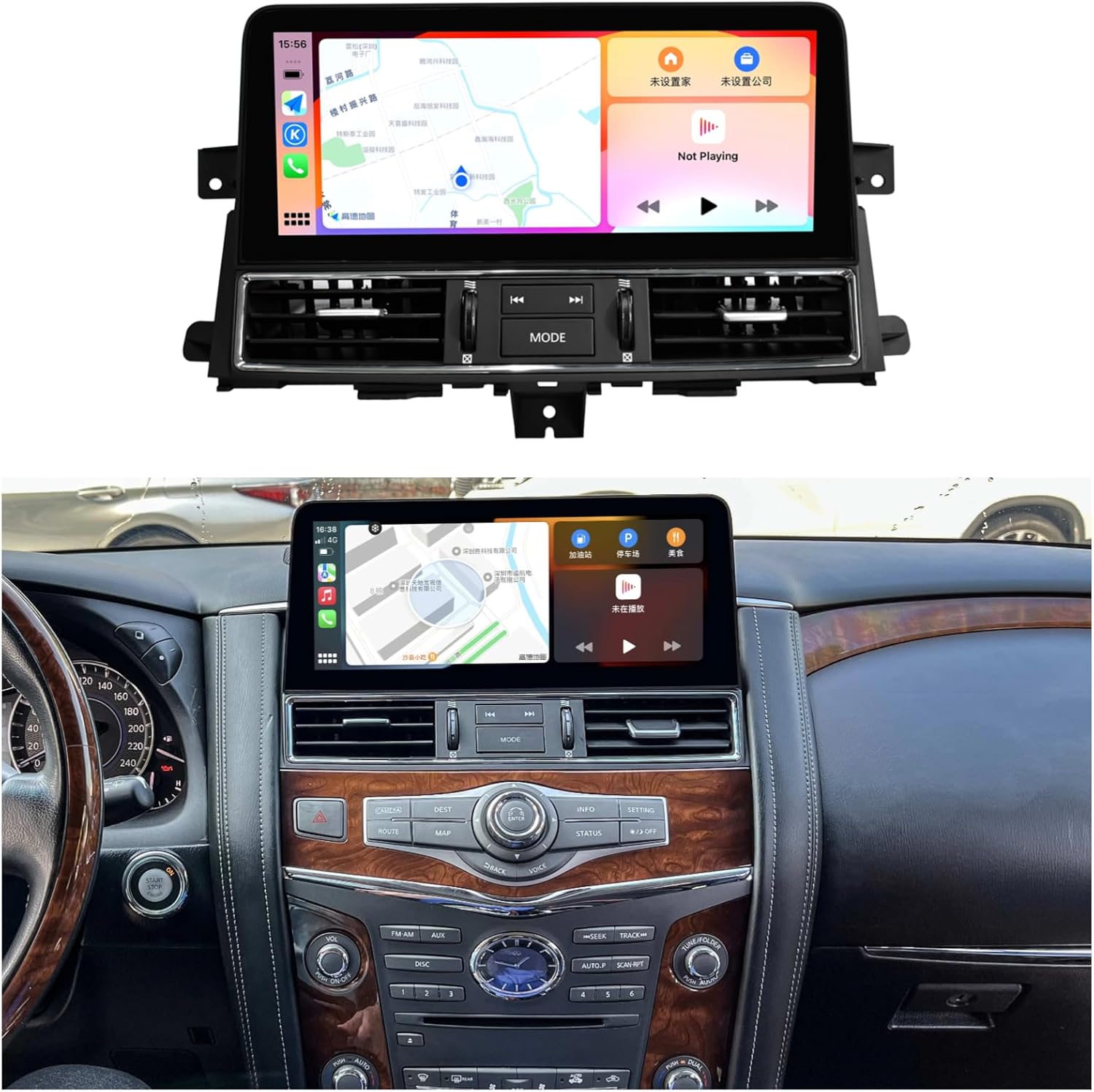 Carify 12.3" Android Car Stereo For Infiniti QX80 (2010–2020) | GPS Navigation Wireless Apple CarPlay