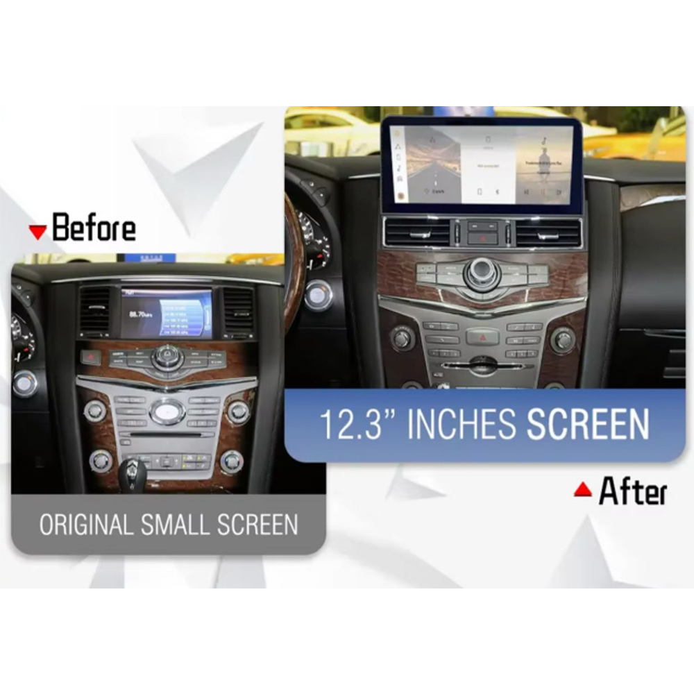 Carify 12.3" Android Car Stereo For Infiniti QX80 (2010–2020) | GPS Navigation Wireless Apple CarPlay