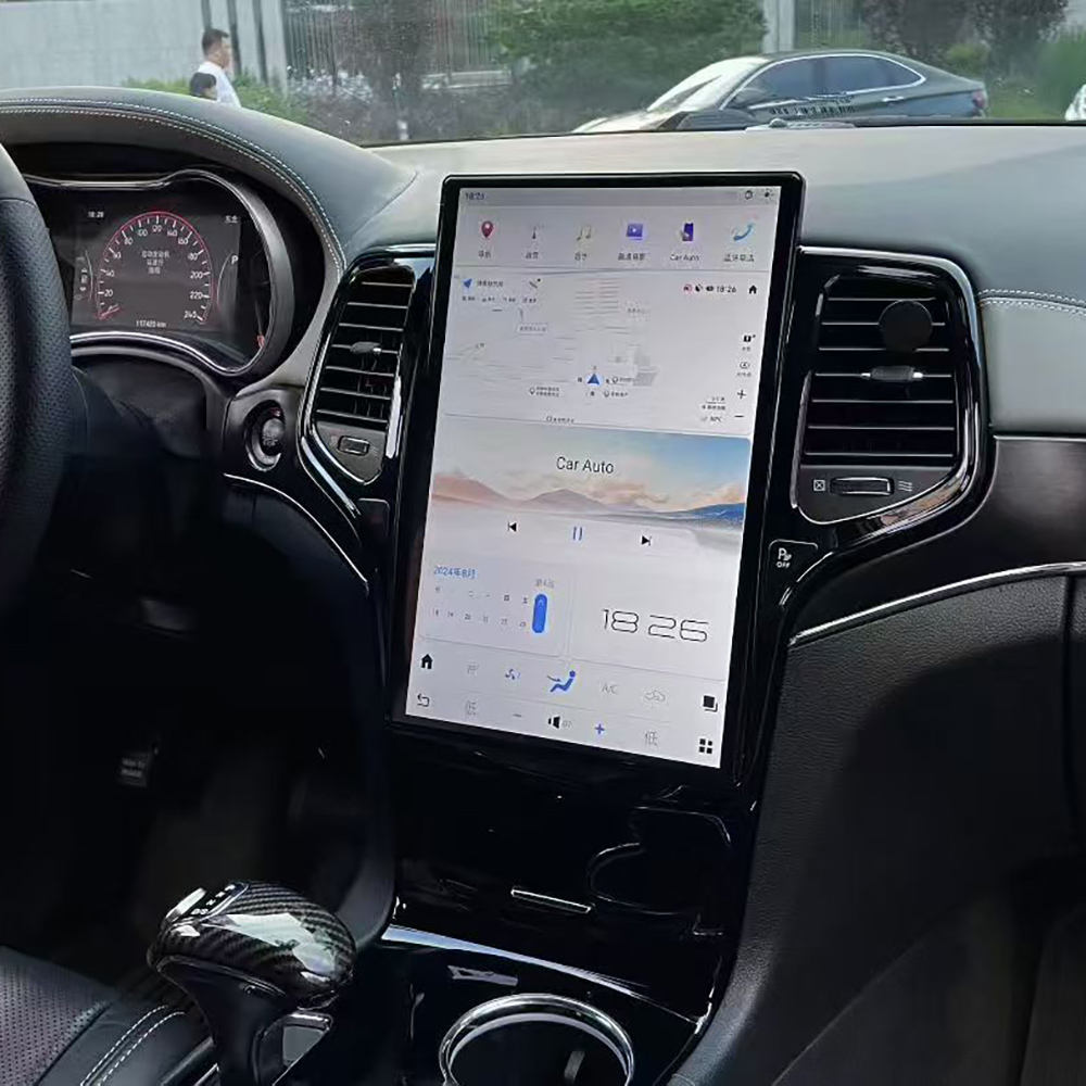 Carify 14.5" Tesla Style Android Screen for Jeep Grand Cherokee 2014-2020 | Wireless Apple CarPlay &amp; Android Auto