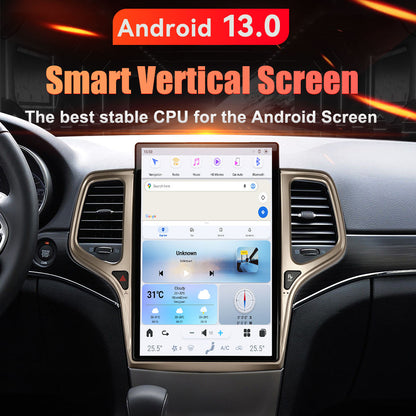 Carify 14.5" Tesla Style Android Screen for Jeep Grand Cherokee 2014-2020 | Wireless Apple CarPlay &amp; Android Auto