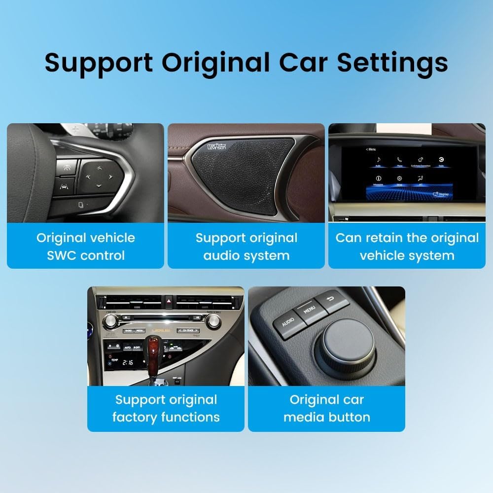 For Lexus RX 2016-2019 12.3" Android 13 Car Stereo | Wireless Apple CarPlay &amp; Android Auto GPS Navigation