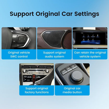 For Lexus RX 2016-2019 12.3" Android 13 Car Stereo | Wireless Apple CarPlay &amp; Android Auto GPS Navigation