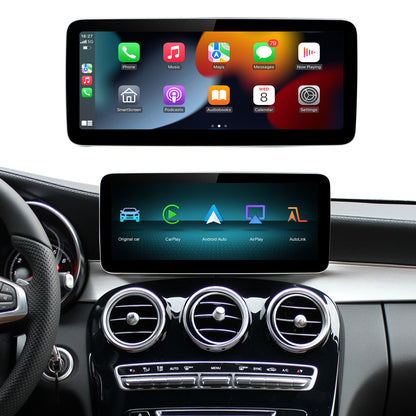 Carify Android 13 10.25"/12.3" Car Stereo for Mercedes-Benz C-Class W205 &amp; GLC-Class X253 (2015-2018) | Wireless Apple CarPlay
