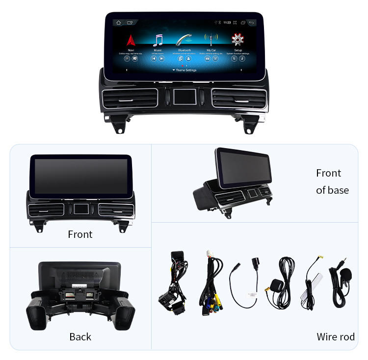 Carify Android 11 12.3" Touch Screen For Mercedes-Benz ML GL GLE GLS (2012–2019) | Wireless Apple CarPlay