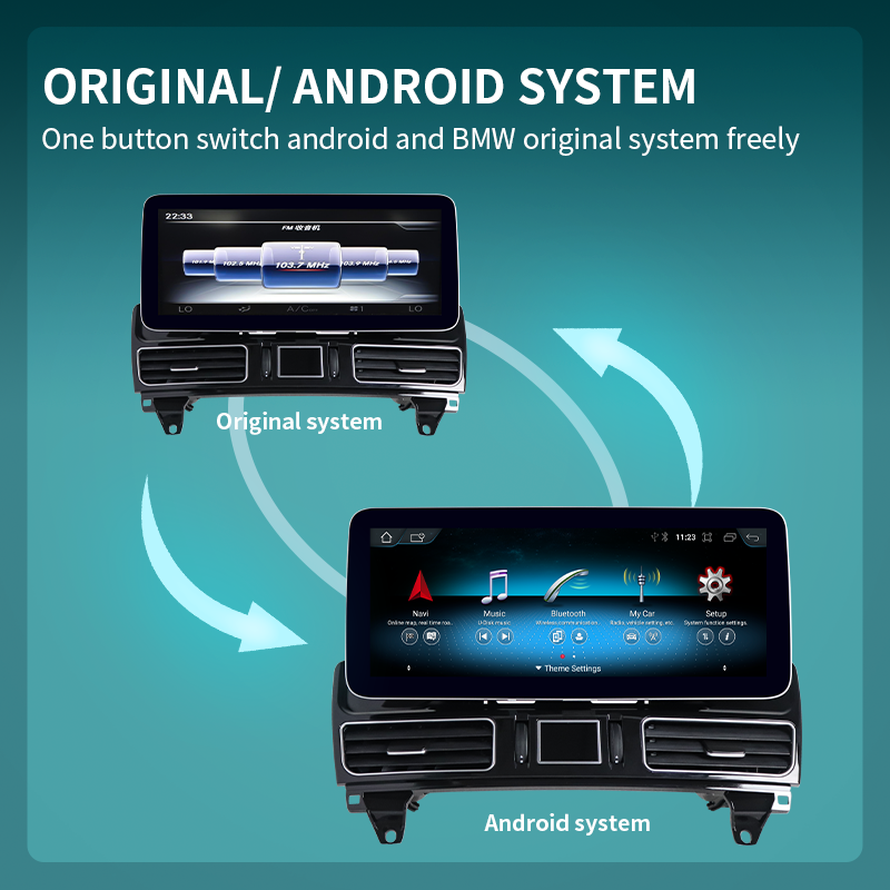 Carify Android 11 12.3" Touch Screen For Mercedes-Benz ML GL GLE GLS (2012–2019) | Wireless Apple CarPlay
