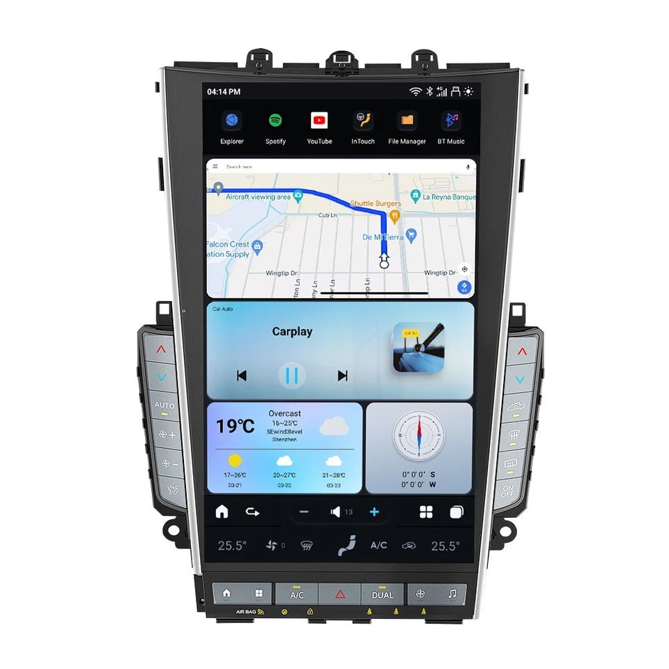 13.6" Mark 7 Tesla Android 13 Screen for Infiniti Q50 Q50L Q60 Q60L 2014-2022 Wireless Apple CarPlay Android Auto GPS Navigation Radio