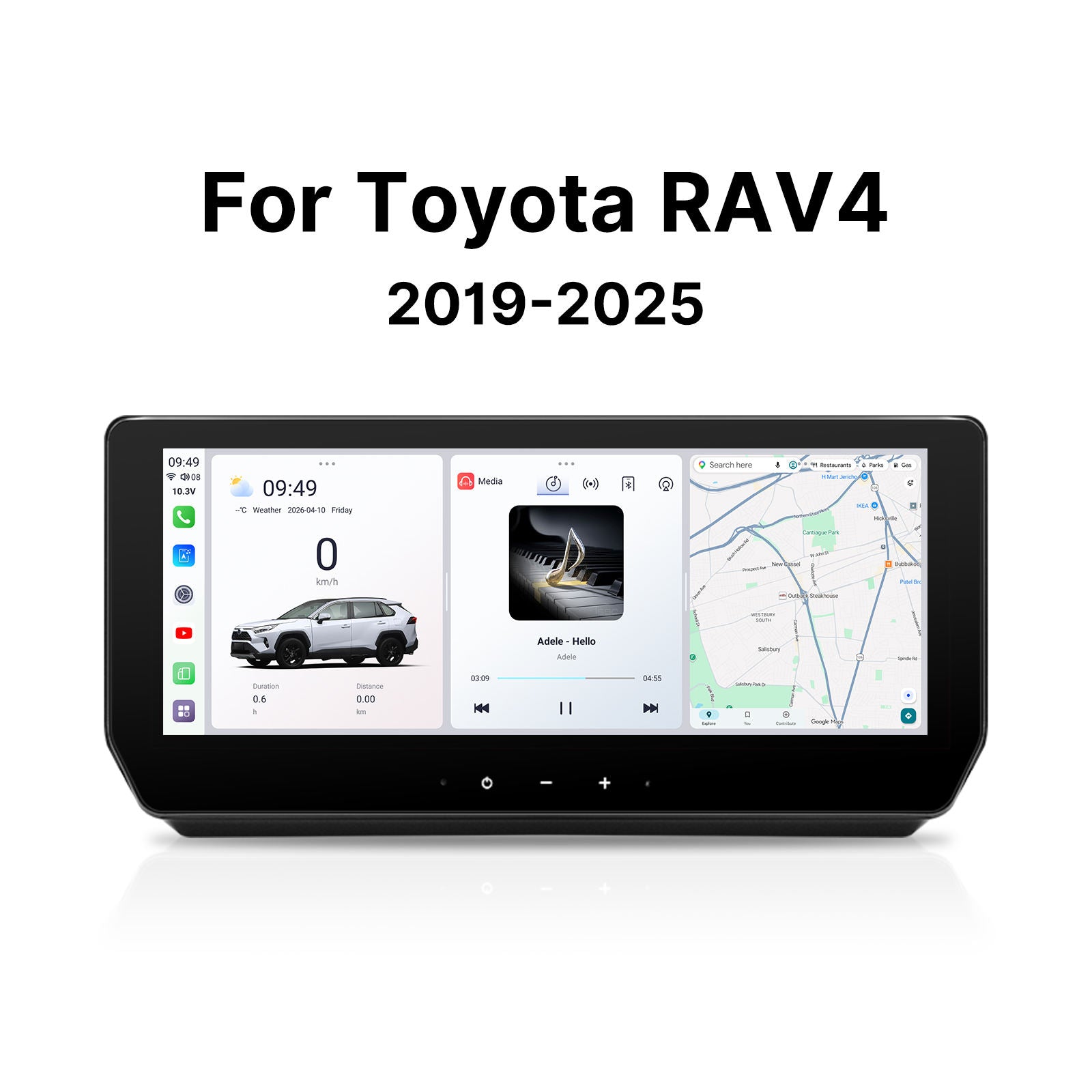 12.3” Android 13 Car Stereo for Toyota RAV4 XA50 2019-2025 | Wireless CarPlay &amp; Android Auto