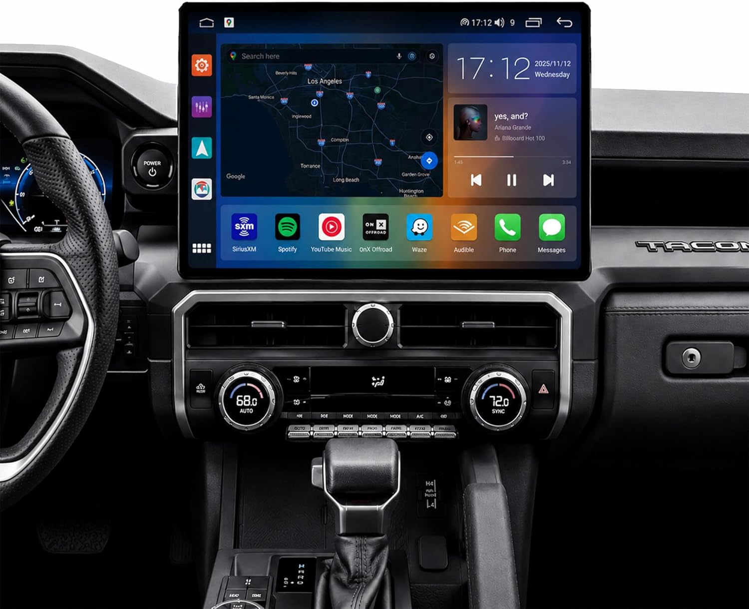 Toyota Tacoma 2024-2025 Tesla Style 14.6" Android 14 Car Stereo | Wireless Apple CarPlay &amp; Android Auto