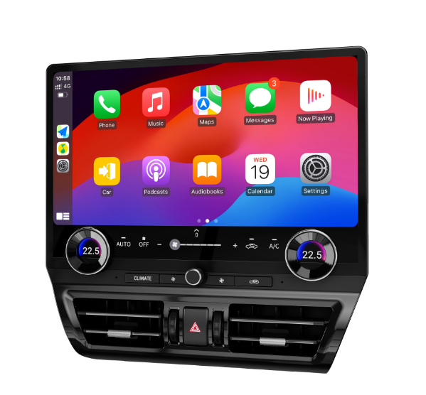 16.8" Tesla Style Android Screen for Toyota Land Cruiser Prado 2010-2021 | GPS Navigation