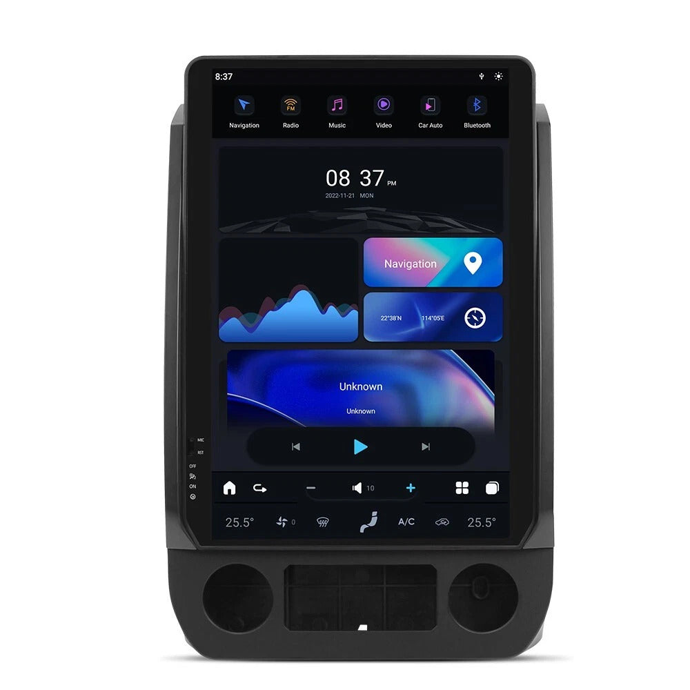 14.4" Tesla Style Touch Screen Car Stereo System Touch Screen Android 13 Car Radio GPS Navigation for Ford F150 F250 Raptor 2015-2020