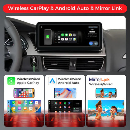 12.3" Android 13 Touch Screen for Audi Q7 2016-2019 | Wireless CarPlay Android Auto GPS Navigation Multimedia Player