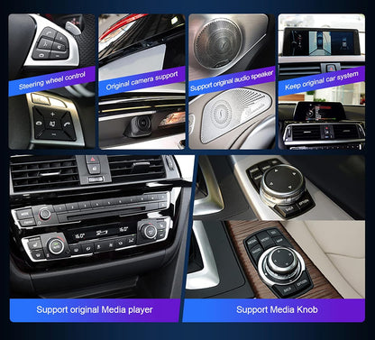 12.3" Android Auto For BMW 3 Series F30/F31/F34/F35 4 Series F32/F33/F36 2013-2017 Touch Screen Car Stereo Multimedia Player