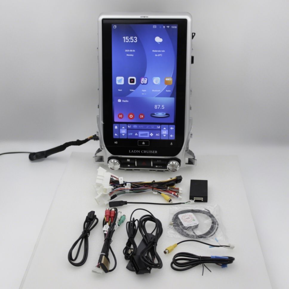16" Tesla Style Android 13 Car Stereo for Toyota Land Cruiser LC200 2016-2020 | GPS Navigation