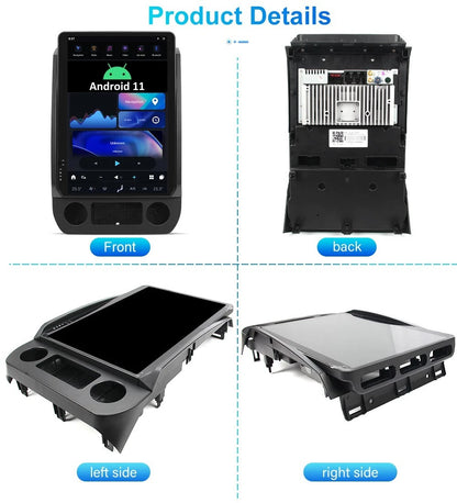 14.4" Tesla Style Touch Screen Car Stereo System Touch Screen Android 13 Car Radio GPS Navigation for Ford F150 F250 Raptor 2015-2020